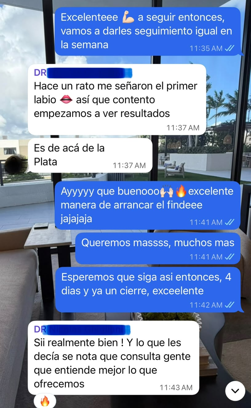 Mensaje real de una clínica: señaron el primer labio, consulta gente que entiende mejor